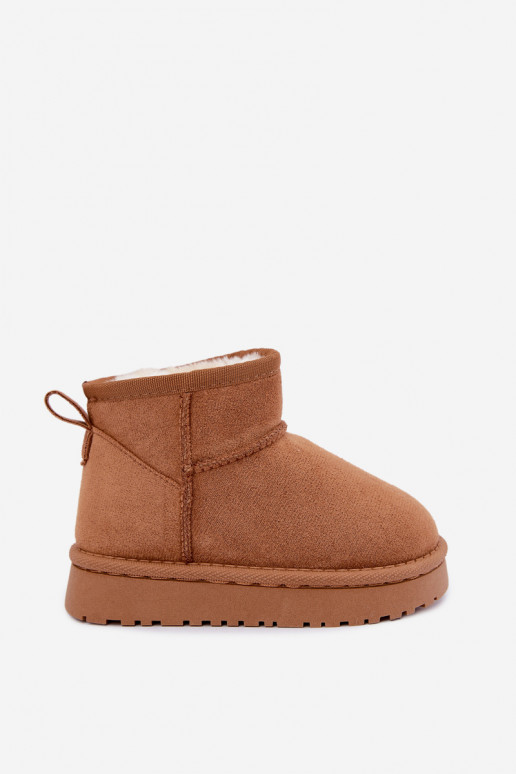 Bottes de neige Puéril Jeunesse réchauffer avec de la fourrure à l intérieur marron Mireya