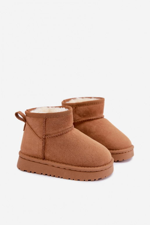 Bottes de neige Puéril Jeunesse réchauffer avec de la fourrure à l intérieur marron Mireya