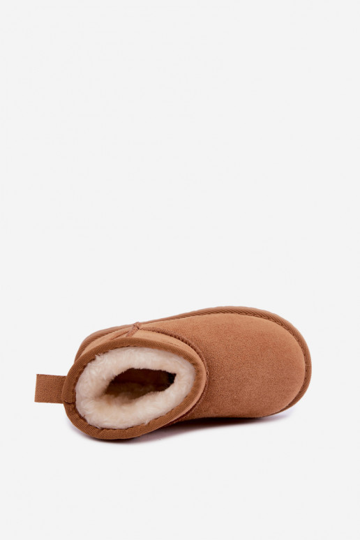 Bottes de neige Puéril Jeunesse réchauffer avec de la fourrure à l intérieur marron Mireya