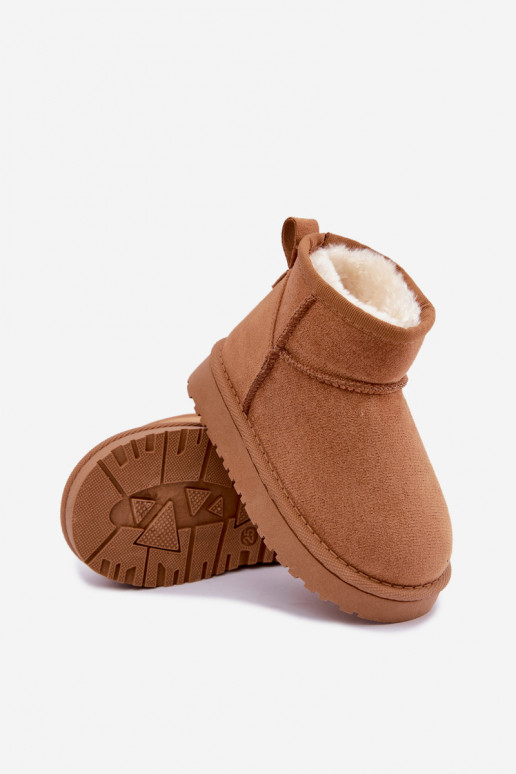 Bottes de neige Puéril Jeunesse réchauffer avec de la fourrure à l intérieur marron Mireya