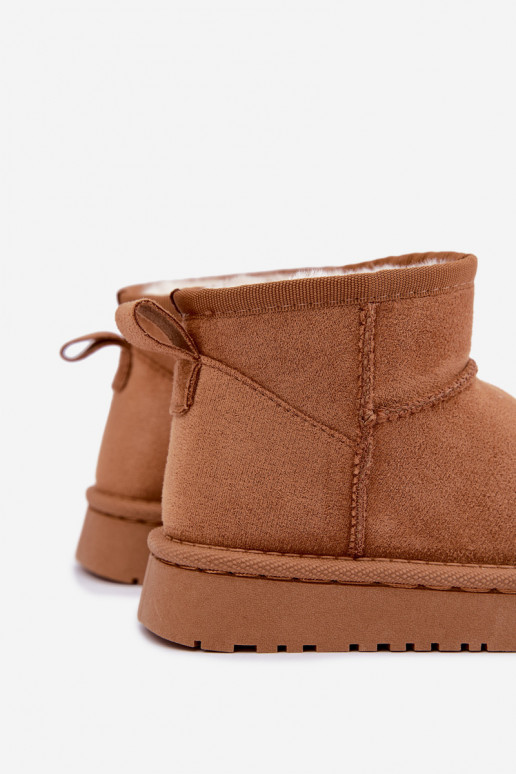 Bottes de neige Puéril Jeunesse réchauffer avec de la fourrure à l intérieur marron Mireya