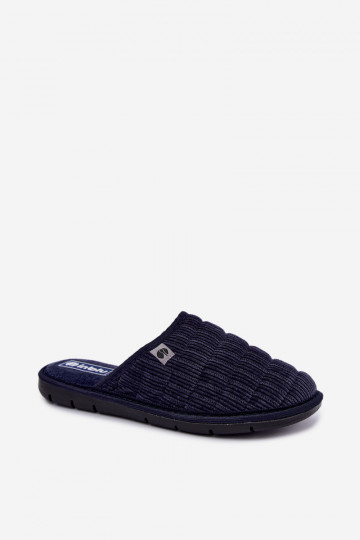 Chaussons bleu marine pour hommes Inblu 91000034