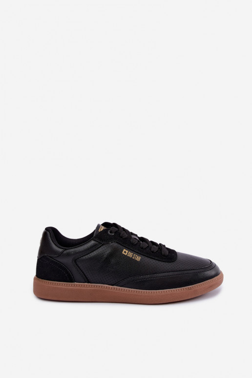 Baskets noires pour hommes Big Star UU174045