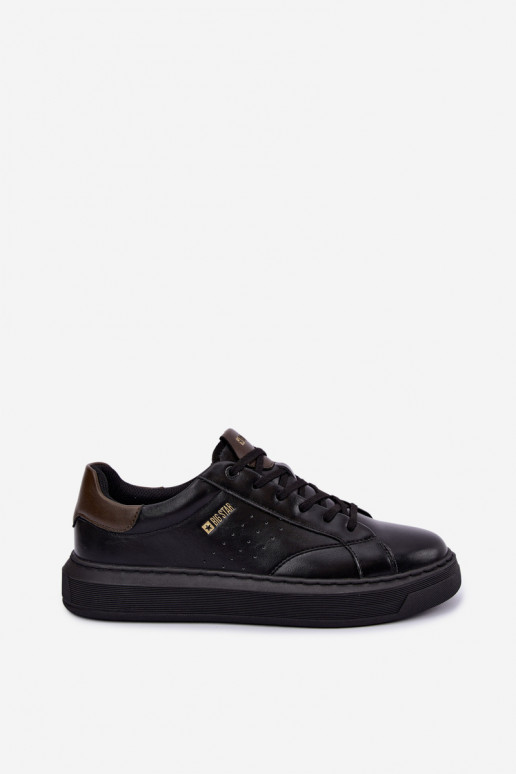 Baskets noires pour hommes avec plateforme Big Star UU174291