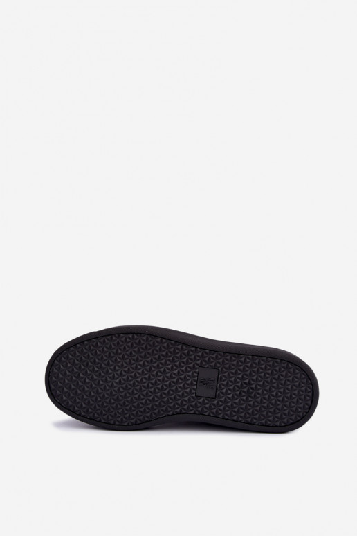 Baskets noires pour hommes avec plateforme Big Star UU174291