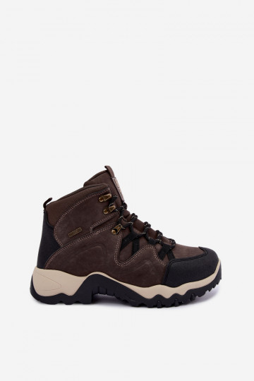 Bottes de randonnée marron foncé pour hommes Big Star UU174183 HI-Poly System 2