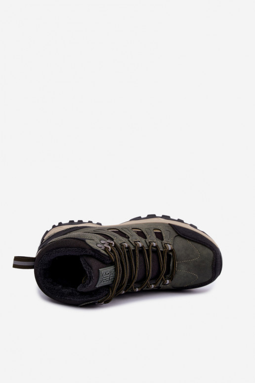 Bottes de randonnée vertes isolées pour hommes Big Star UU174315
