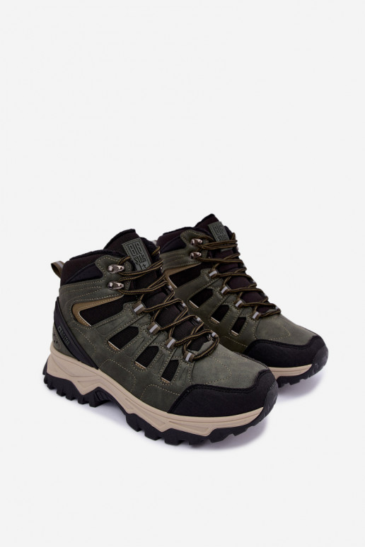 Bottes de randonnée vertes isolées pour hommes Big Star UU174315