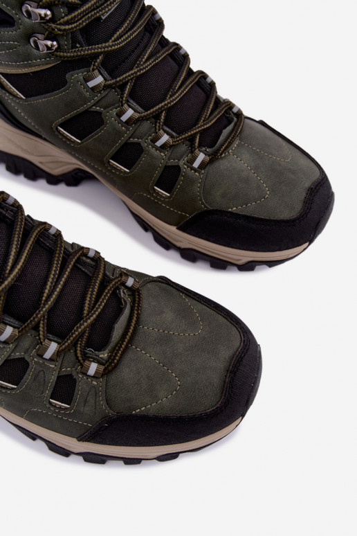 Bottes de randonnée vertes isolées pour hommes Big Star UU174315