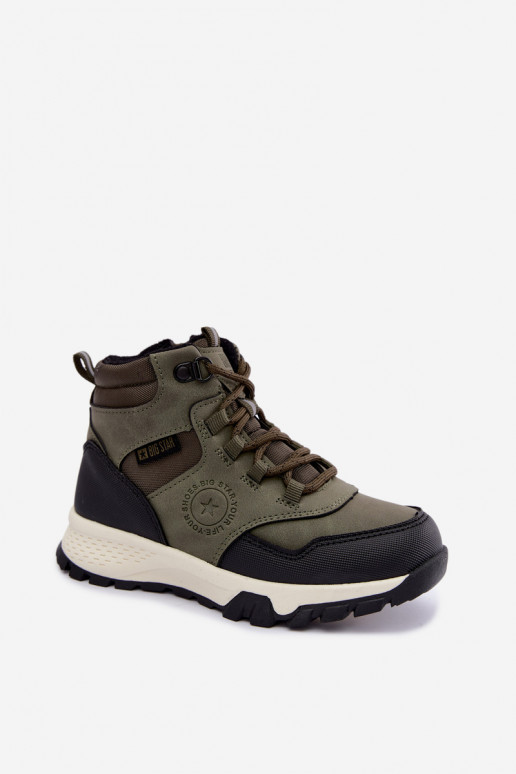 Bottes isolées vertes pour enfants Big Star UU374001