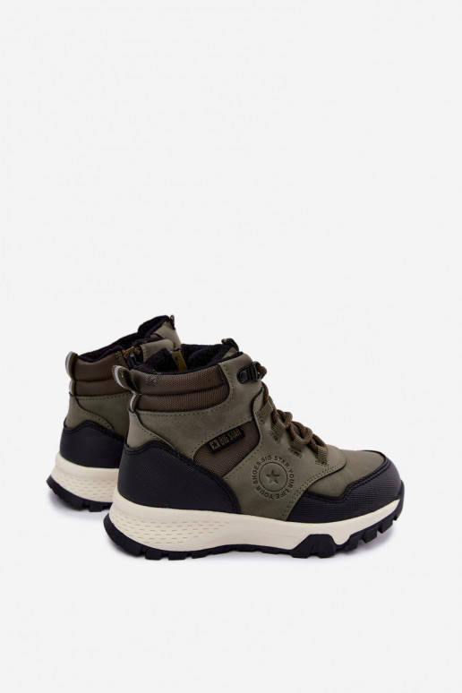 Bottes isolées vertes pour enfants Big Star UU374001
