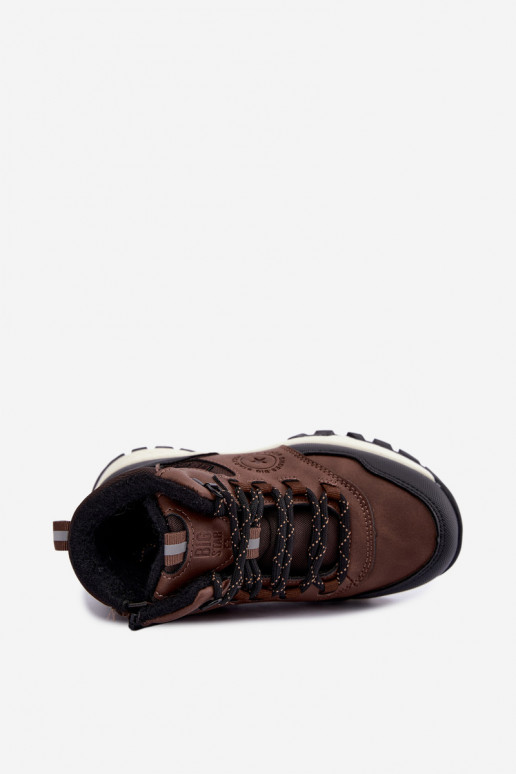 Bottes isolées marron foncé pour enfants Big Star UU374003