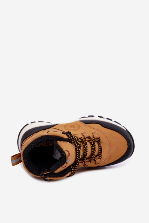 Bottes isolées marron pour enfants Big Star UU374002