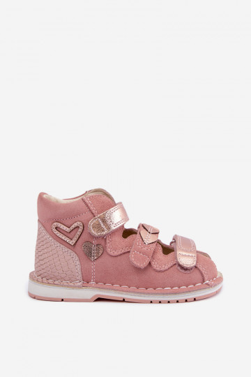 Sandales pour femmes pour enfants Bartek 8550069 en rose 2