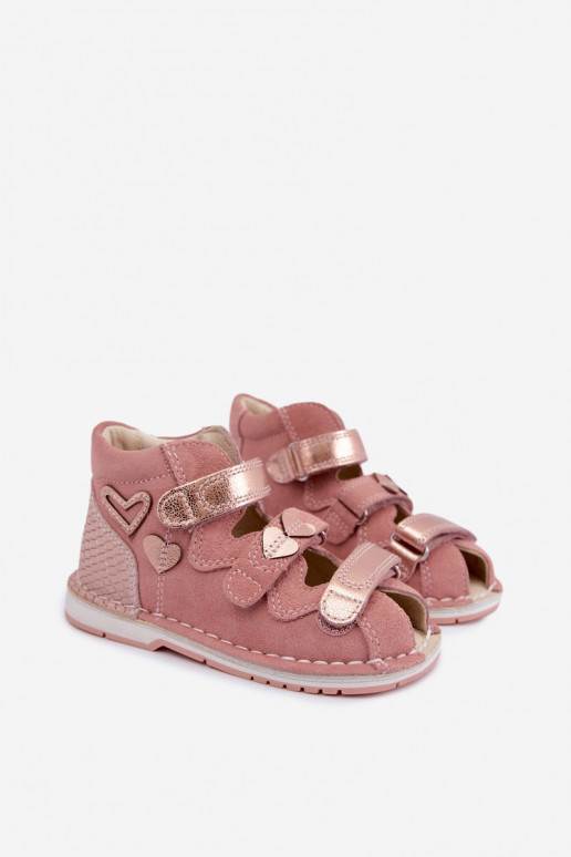 Sandales pour femmes pour enfants Bartek 8550069 en rose