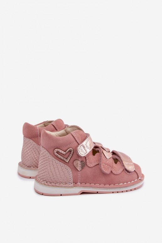Sandales pour femmes pour enfants Bartek 8550069 en rose
