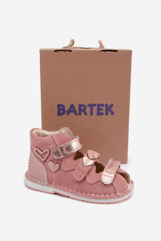 Sandales pour femmes pour enfants Bartek 8550069 en rose