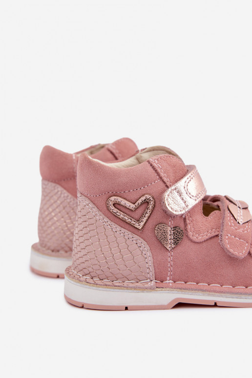 Sandales pour femmes pour enfants Bartek 8550069 en rose