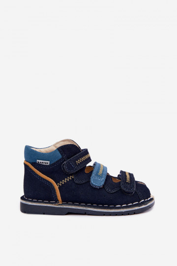 Sandales pour femmes pour garçons Bartek 8920061 en bleu foncé 2