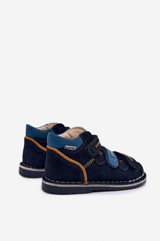 Sandales pour femmes pour garçons Bartek 8920061 en bleu foncé