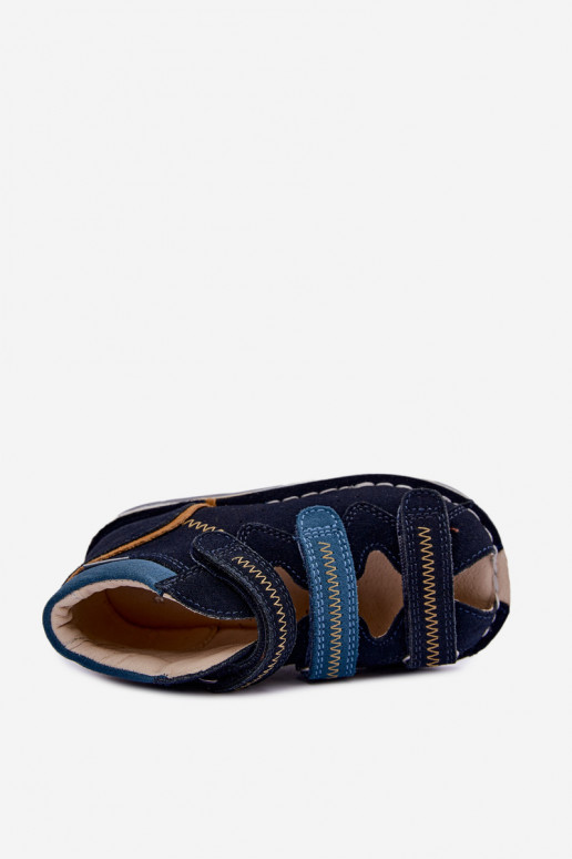 Sandales pour femmes pour garçons Bartek 8920061 en bleu foncé