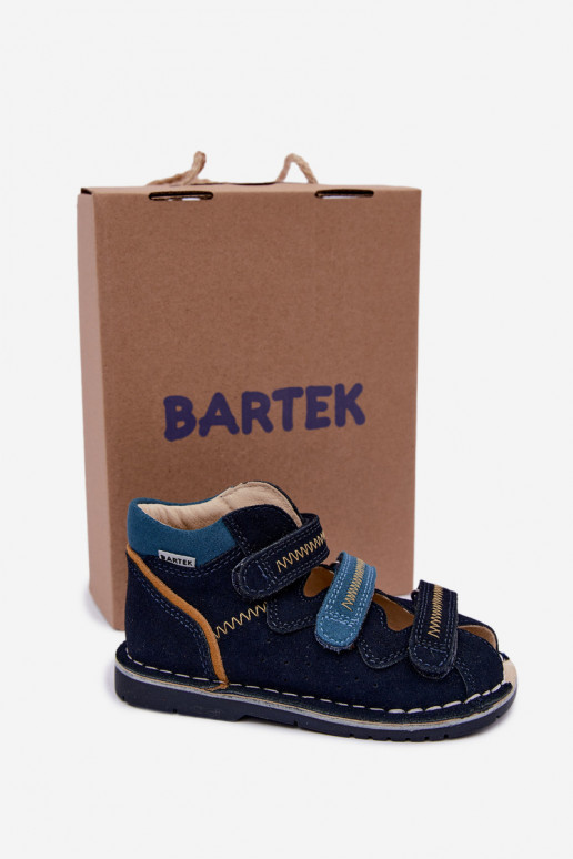 Sandales pour femmes pour garçons Bartek 8920061 en bleu foncé