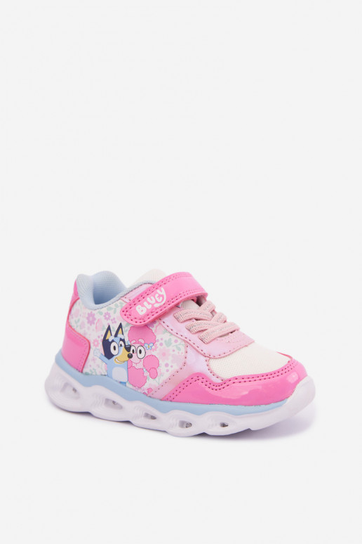 Baskets pour enfants Bluey avec semelle pailletée 8704215 en rose