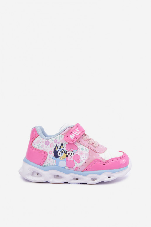 Baskets pour enfants Bluey avec semelle pailletée 8704215 en rose