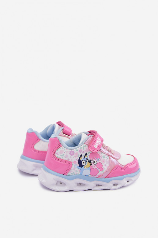 Baskets pour enfants Bluey avec semelle pailletée 8704215 en rose