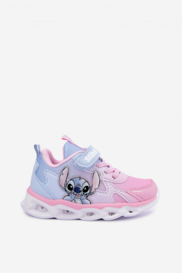 Baskets pour enfants Stitch avec semelle pailletée 8703815 en rose-bleu 2