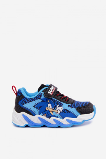 Baskets pour garçons Sonic avec semelle pailletée 8702946 en bleu foncé 2