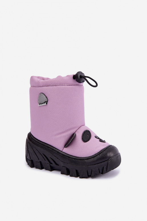 Bottes de neige pour enfants en matériau imperméable Bartek 11045801 en violet