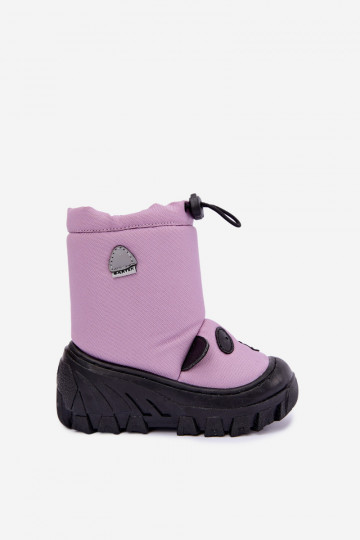 Bottes de neige pour enfants en matériau imperméable Bartek 11045801 en violet 2