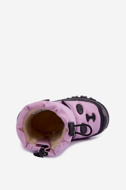 Bottes de neige pour enfants en matériau imperméable Bartek 11045801 en violet