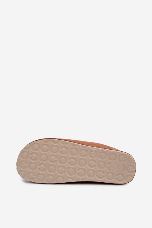 Chaussons pour femmes Inblu CS000034 en marron