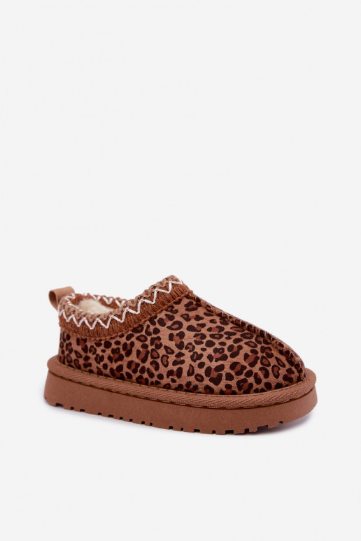 Bottes de neige pour enfants avec imprimé léopard Ysmerine