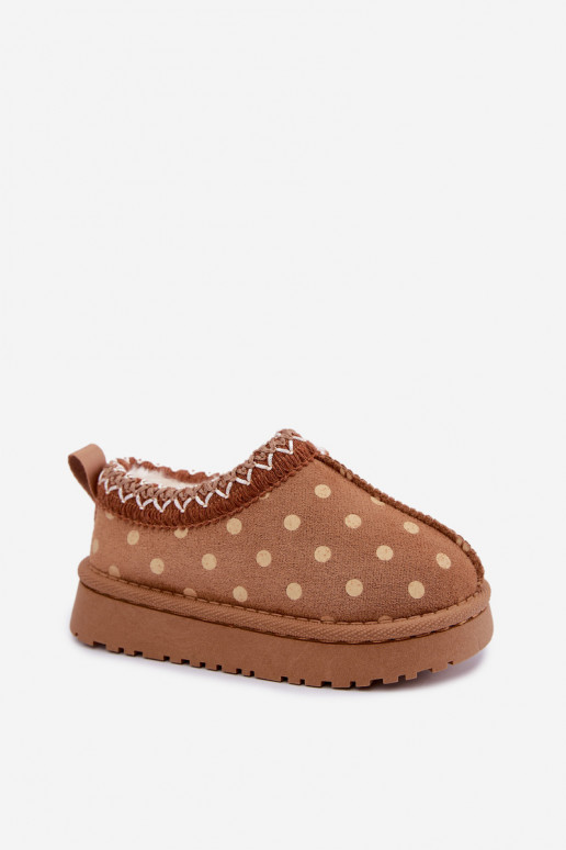 Bottes de neige pour enfants en marron Ysmerine
