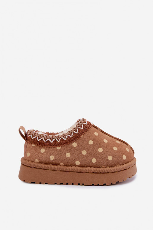 Bottes de neige pour enfants en marron Ysmerine