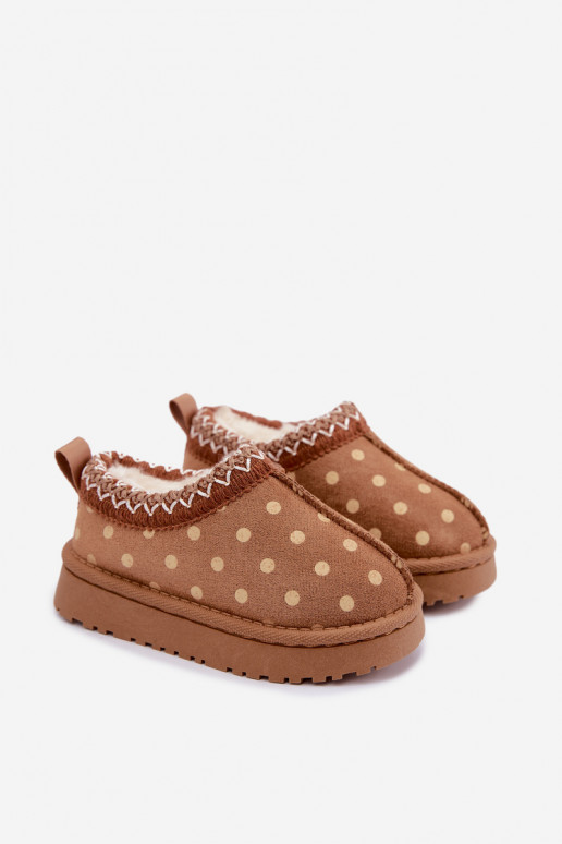 Bottes de neige pour enfants en marron Ysmerine