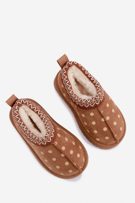 Bottes de neige pour enfants en marron Ysmerine