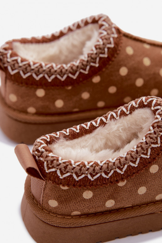 Bottes de neige pour enfants en marron Ysmerine
