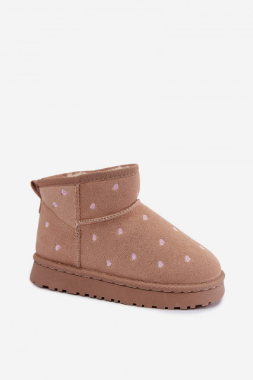 Bottes de neige pour enfants avec cœurs en sable Gracina