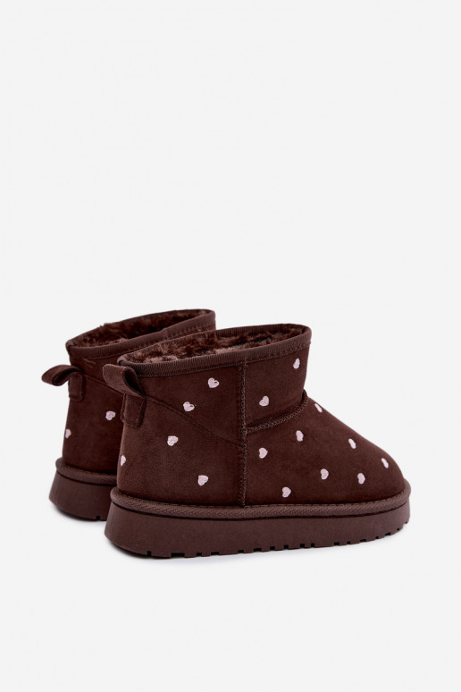 Bottes de neige pour enfants avec cœurs en chocolat Gracina