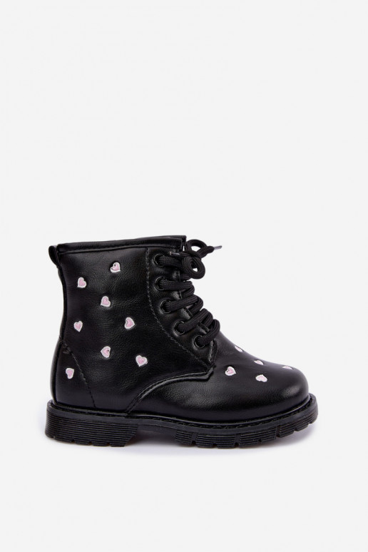 Bottes chaudes pour enfants avec des cœurs Selmora