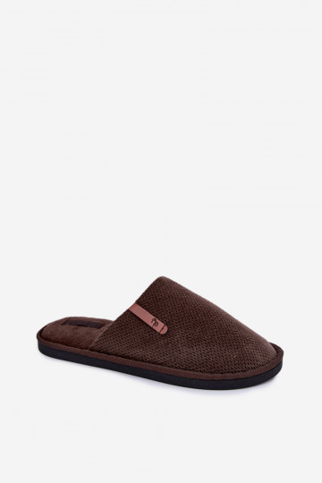 chaussons pour hommes en brun Dervan