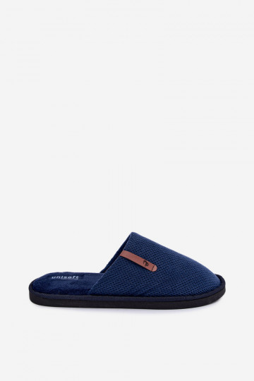 chaussons pour hommes en bleu marine Dervan 2
