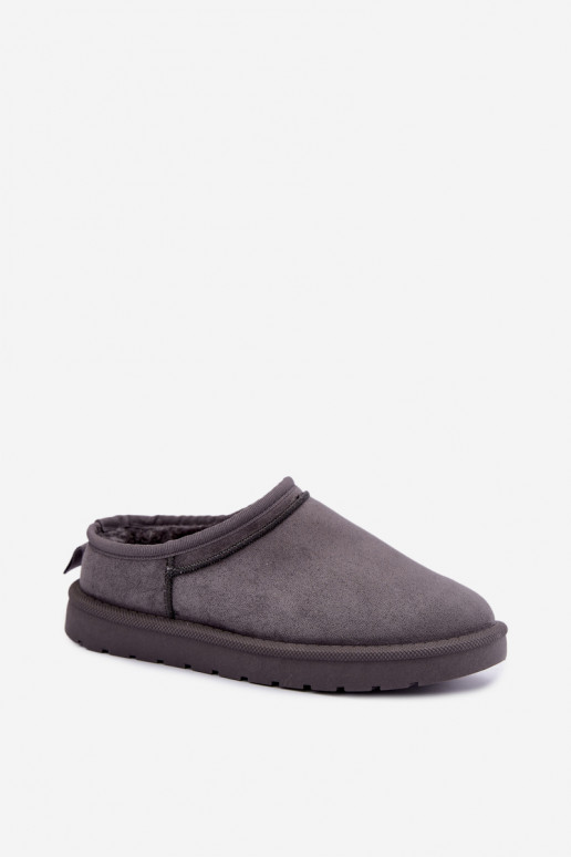 bottes de neige basses pour femmes en gris Rosmina
