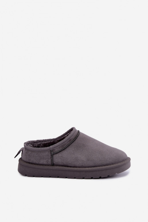 bottes de neige basses pour femmes en gris Rosmina