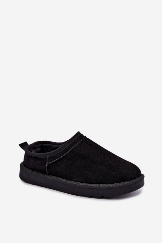 bottes de neige basses pour femmes en noir Rosmina