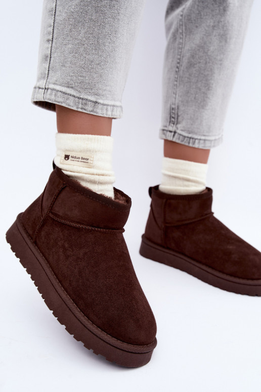 Bottes de neige pour femmes CzekoladoĮe Rosienne